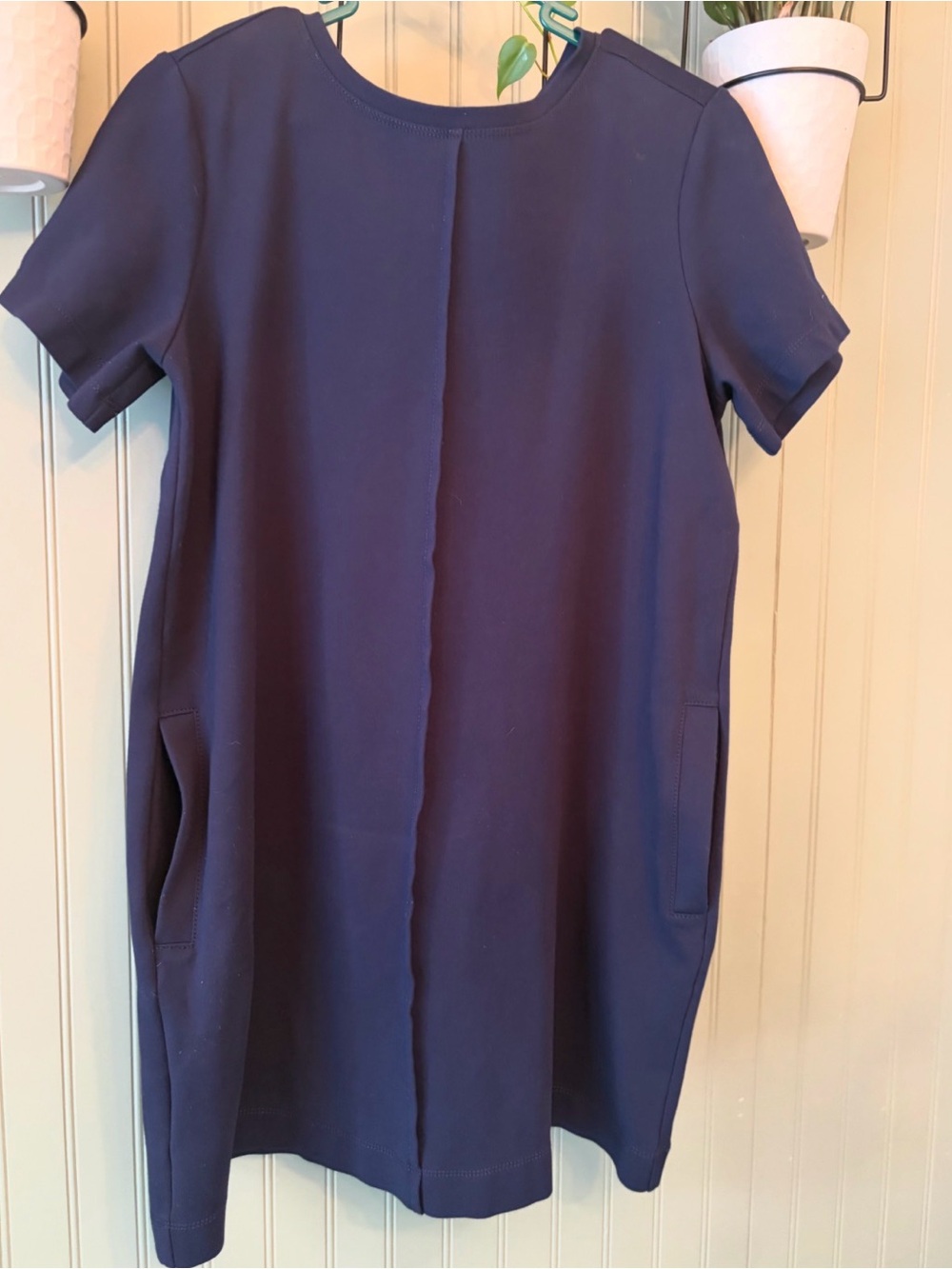 LOFT size medium – EUC – fall transitional shift dress heavy KNIT. POCKETS